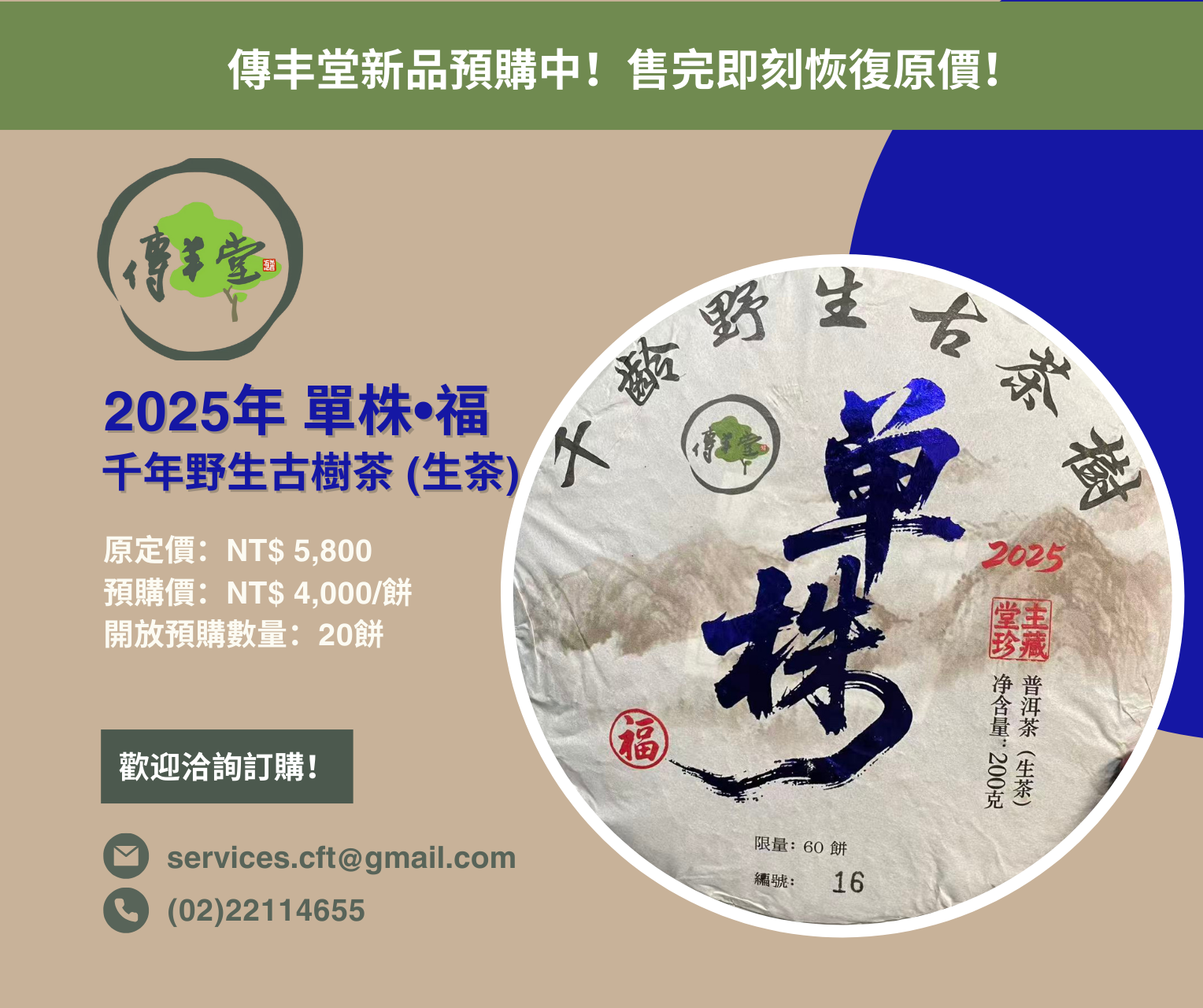 傳丰堂普洱茶葉